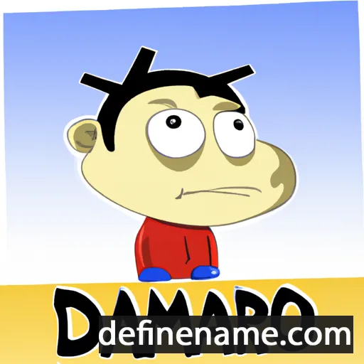 cartoon of the name Damarko