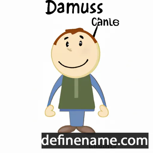 cartoon of the name Damasius