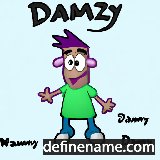 cartoon of the name Damazy