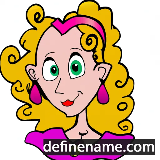 cartoon of the name Damelys