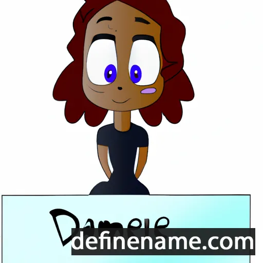 cartoon of the name Damiène