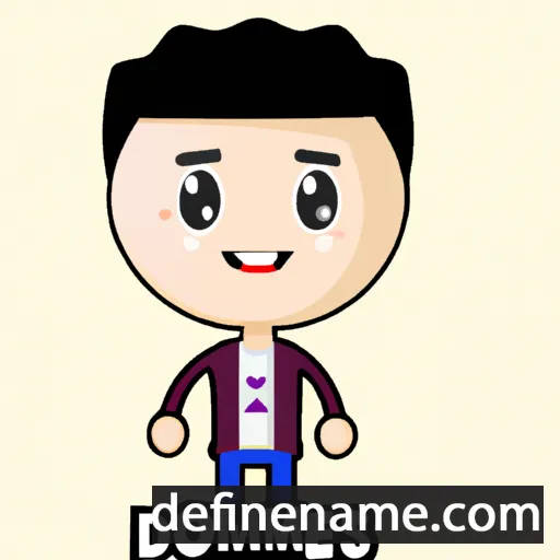 cartoon of the name Damijonas