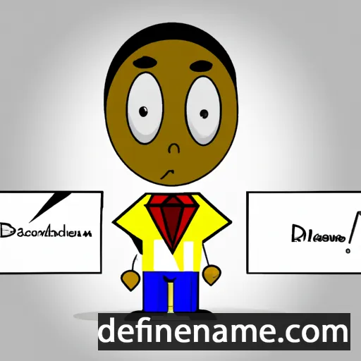 Damiond cartoon