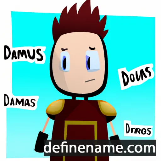 cartoon of the name Damjanus