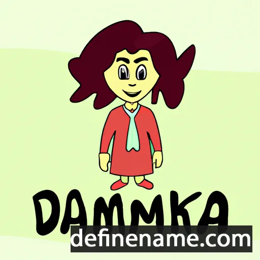 Damkina cartoon