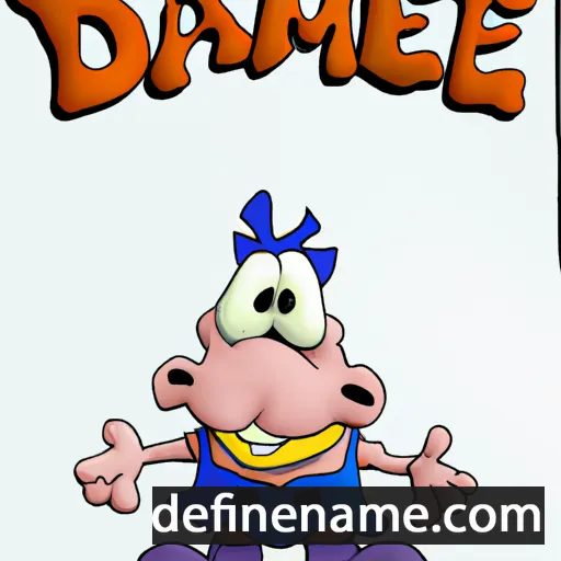 cartoon of the name Damme