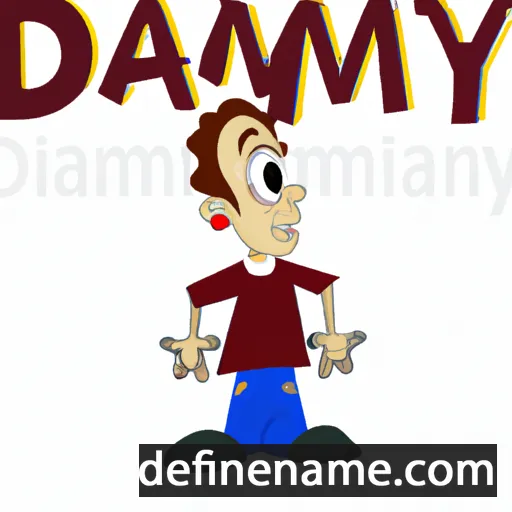 cartoon of the name Dammy