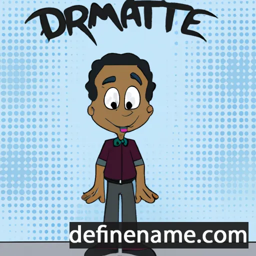 cartoon of the name Damontre