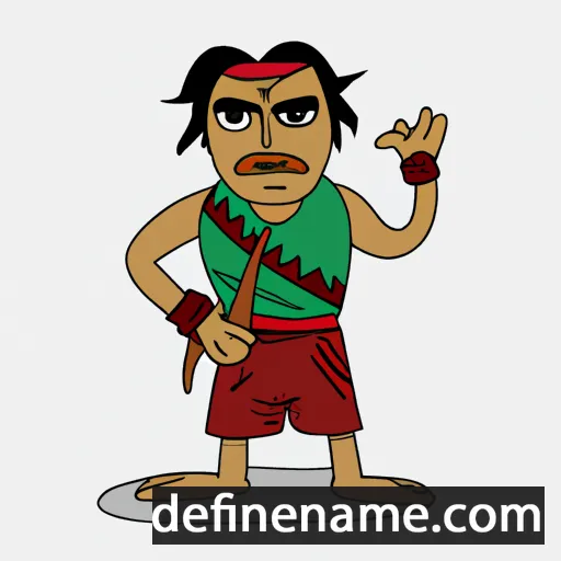 cartoon of the name Damrong