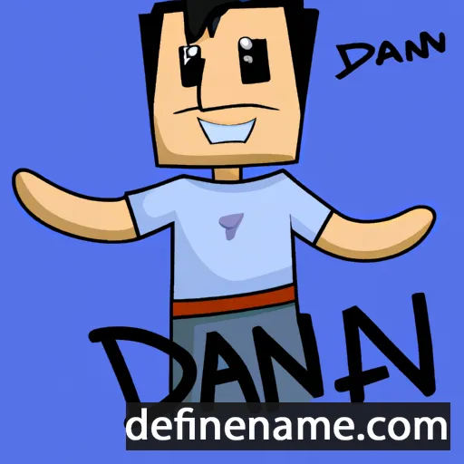 cartoon of the name Dan