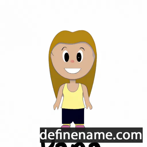 cartoon of the name Dana