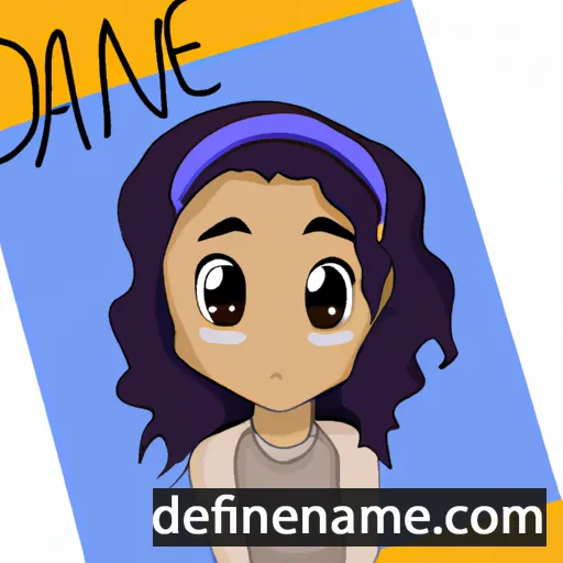 Danaé cartoon