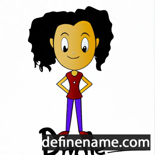 cartoon of the name Danaël