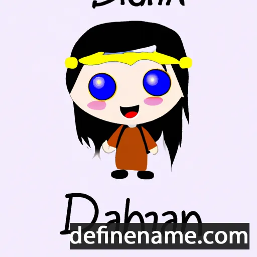 cartoon of the name Danahan