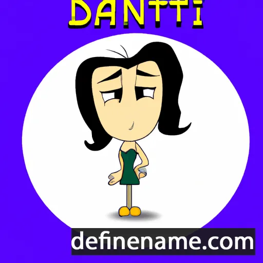 cartoon of the name Danait