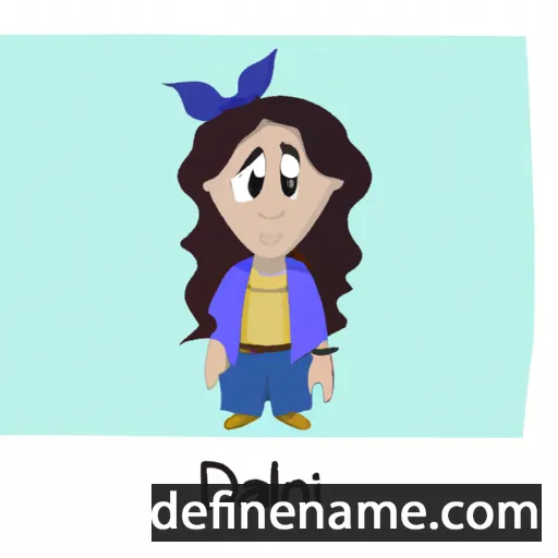 cartoon of the name Danali