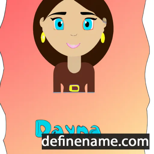 cartoon of the name Danaya