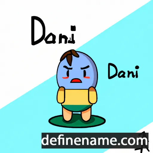 cartoon of the name Danbi