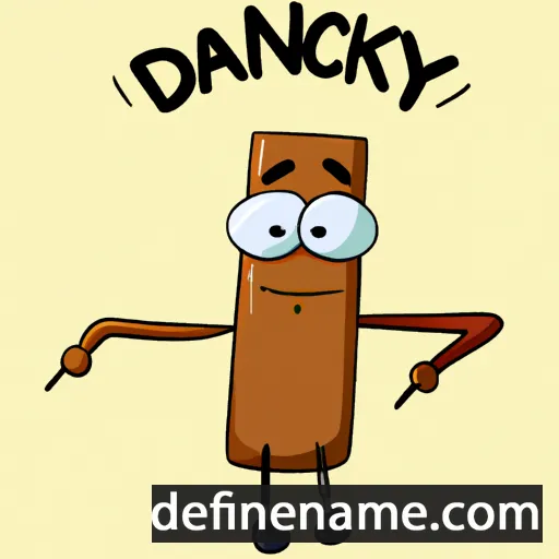 cartoon of the name Dančyk