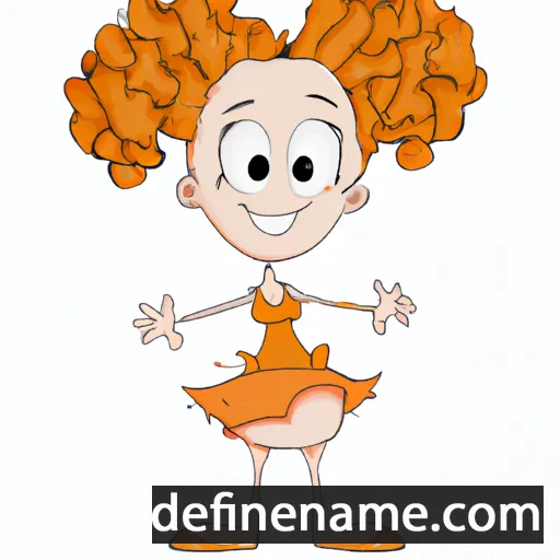 cartoon of the name Dancia