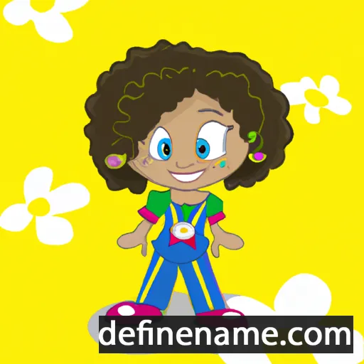 cartoon of the name Dandinha