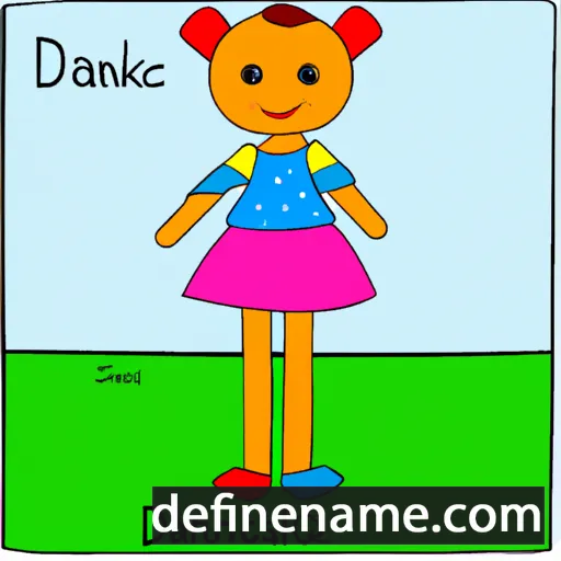 cartoon of the name Daneczka