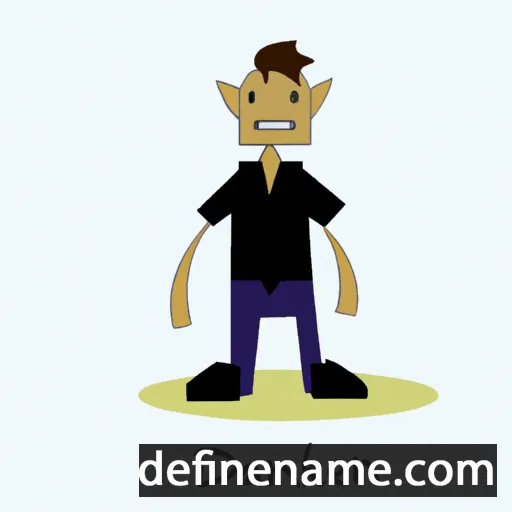 cartoon of the name Danelken