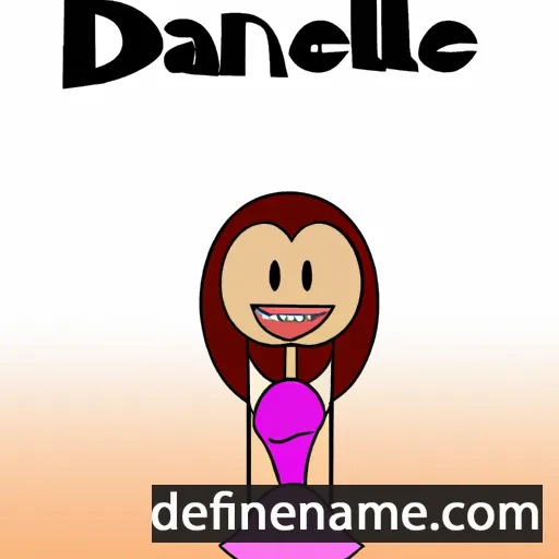 cartoon of the name Danella