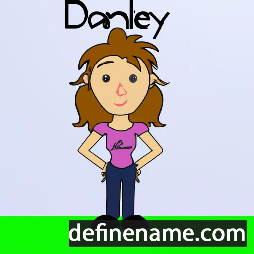 cartoon of the name Danely