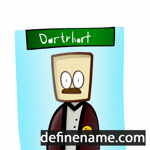 cartoon of the name Danforth