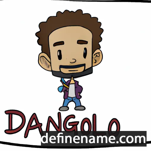 cartoon of the name Dangelo