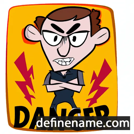 cartoon of the name Danger