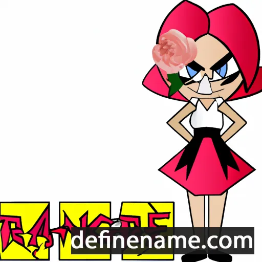 cartoon of the name Dangerose