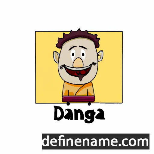 cartoon of the name Dangira