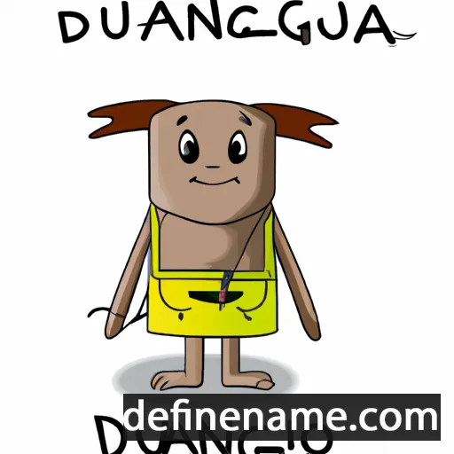 cartoon of the name Danguolė