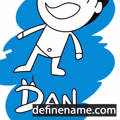 cartoon of the name Danh