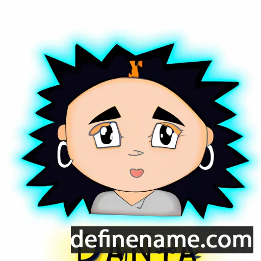 cartoon of the name Danía