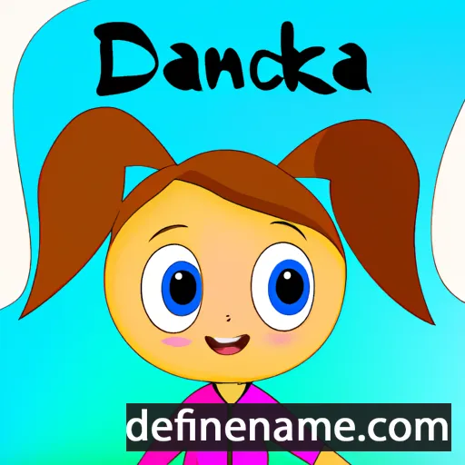 cartoon of the name Danička