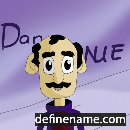 cartoon of the name Danièu