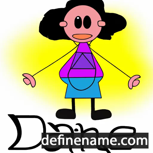 cartoon of the name Danie