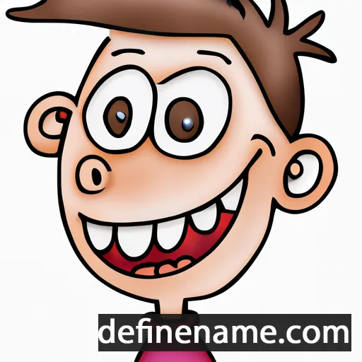 cartoon of the name Daniele