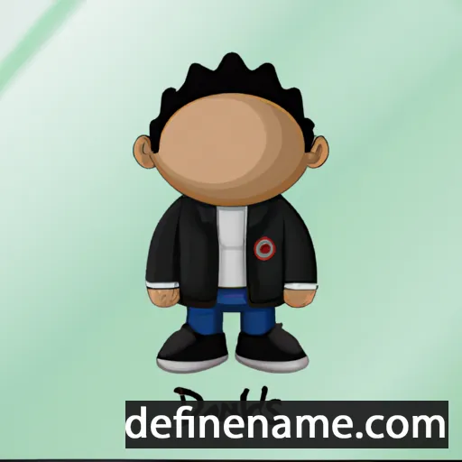 cartoon of the name Danielis