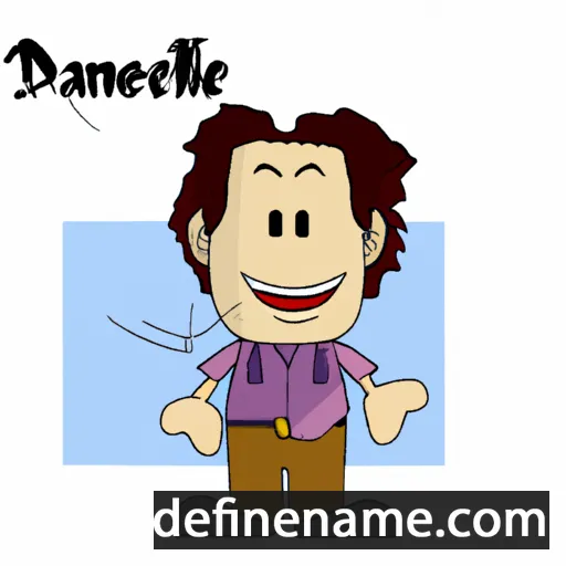 cartoon of the name Danielli