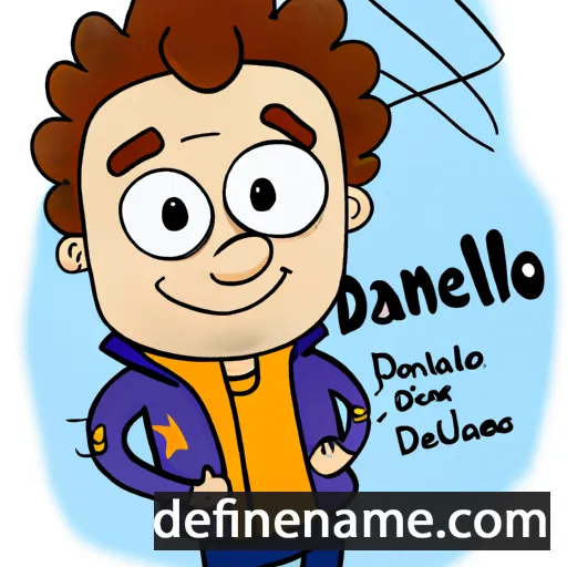 cartoon of the name Danielo