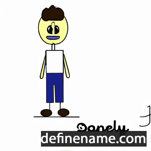 cartoon of the name Daniely