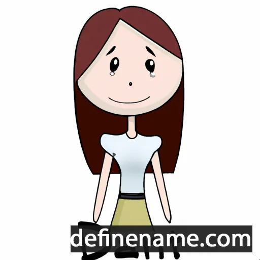 cartoon of the name Danii