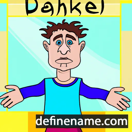 cartoon of the name Danilbek