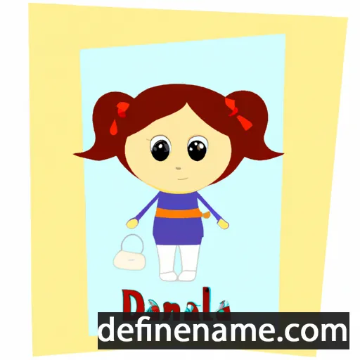 cartoon of the name Danilla