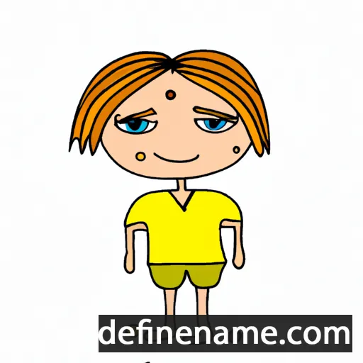 cartoon of the name Danimira