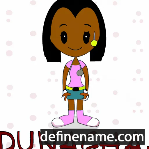 cartoon of the name Daniqua